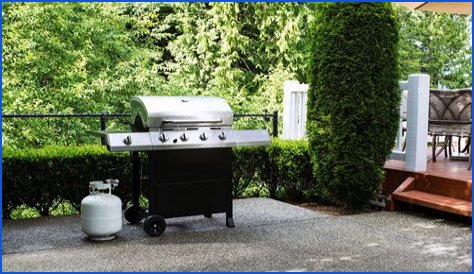 Can you use a propane grill in a garage?